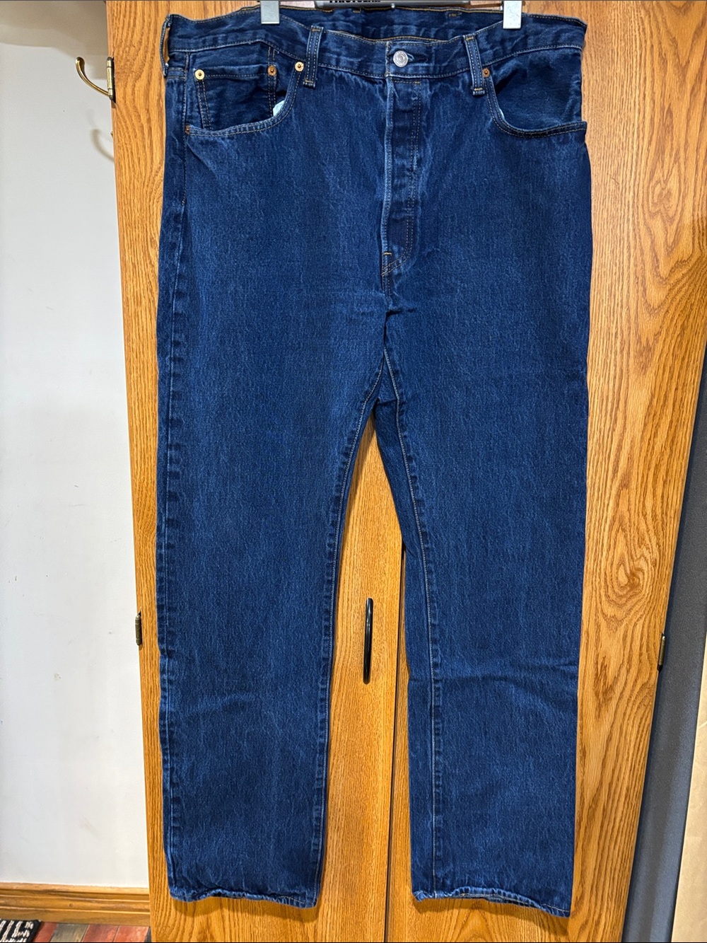 Levi's Men's Indigo Straight-Leg Jeans 501 series